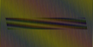 《雙頻率色彩感應ABCD》 100 x 100 釐米 法國巴黎 2011年 (照片提供: 克魯茲–迭斯基金會)