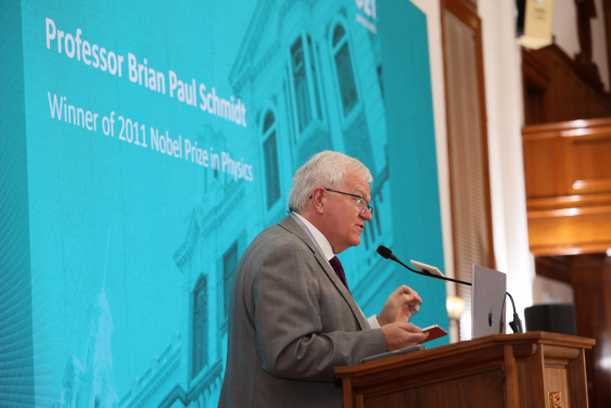 Professor Brian Schmidt, Winner of the 2011 Nobel Prize in Physics, delivers the keynote address.