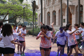 Over 300 HKU students gather for Hong Kong’s first charity paint run “Color Kilometer”