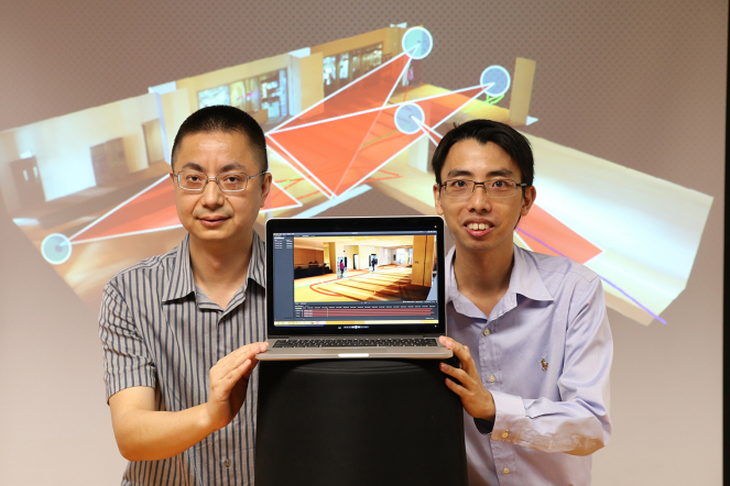Professor Yu Yizhou (left) and Dr Calvin Fong (right) 