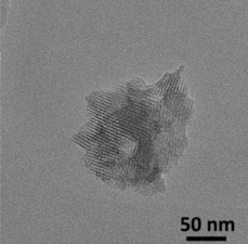 每個二氧化矽納米顆粒有許多約2.5納米寬的氣孔，因此可載入純氯己定溶液*