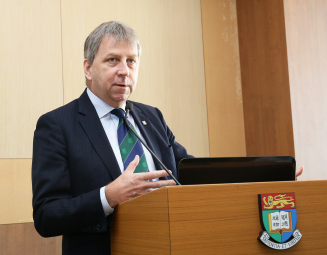 Professor Peter Mathieson, President, HKU.
