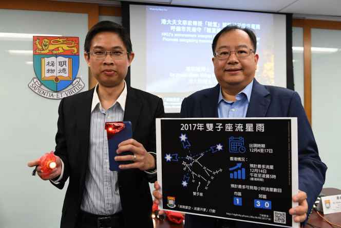 HKU’s astronomers interpret the Geminid Meteor Shower and promote stargazing manners and dark sky conservation