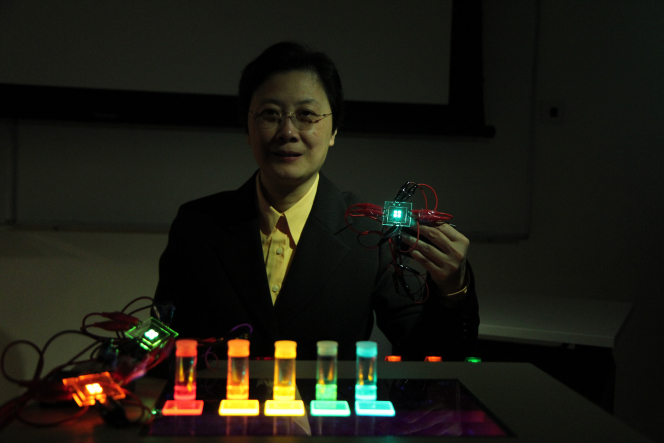 HKU Chemist Professor Vivian Yam led research generates industrial-competitive materials and technologies for Organic Light-Emitting Devices and Organic Photovoltaics