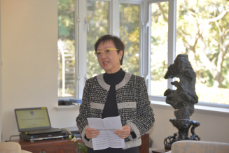 譚榮芬夫人期望「譚榮芬創科翼」的成立能提升學生的學習經歷。