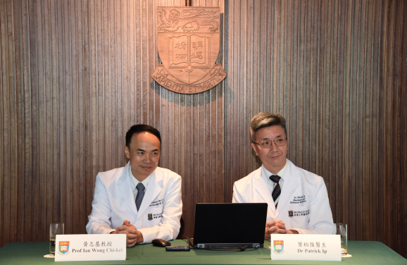 A study led by Professor Ian Wong Chi-kei, Head of Department of Pharmacology and Pharmacy (left) and Dr Patrick Ip, Clinical Associate Professor of Department of Paediatrics and Adolescent Medicine (right) of The University of Hong Kong finds that ADHD drug use has increased in Hong Kong and 13 different countries.