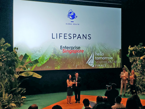 Lifespans wins top prize at Inaugural Hello Tomorrow Singapore Regional Summit