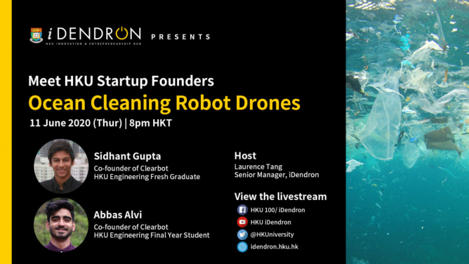 Meet HKU Startup Founders: Clearbot - Ocean cleaning robot drones