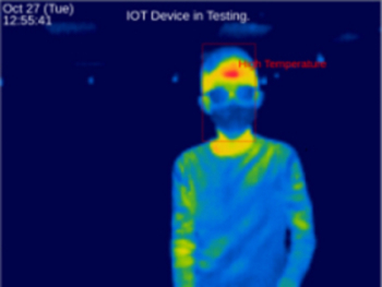 The SASH box learns the normal human body temperature distribution with an AI model built from the captured thermal images, and thereby detects human faces with deviating temperatures.

 