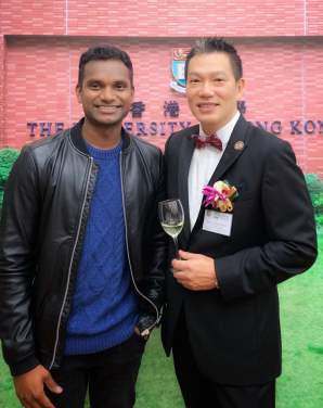 Professor Billy K C CHOW and Dr Karthi DURAISAMY (from right to left).