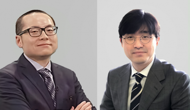 Dr. Zhiqin Chu (left) and Dr. Ji Tae Kim 
 