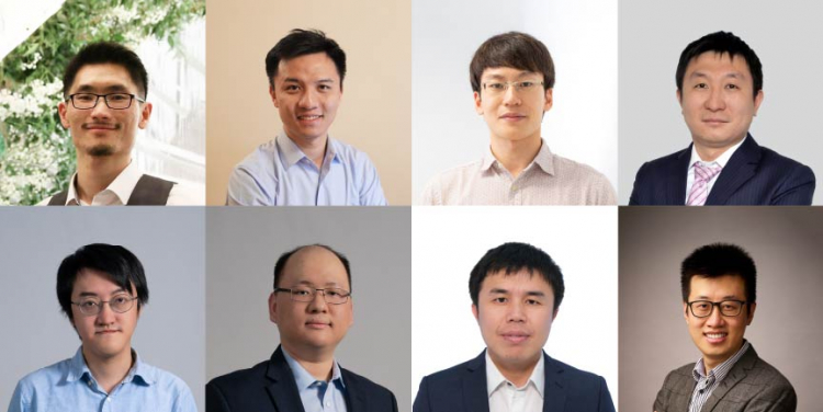 (upper row) Dr Peng Yifan Evan, Dr Xiang Chao, Dr Yang Yuxiang and Dr Yuan Shuofeng
(lower row) Dr Chan Kei Yuen, Dr Huang Zhongxing, Dr Luo Xin and Dr Wang Peng