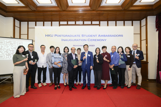 Representatives from HKU Graduate School and partnering units of “Future-Ready Series: RPg Wellness Initiative”