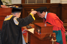 Professor Wang Shenghong, Doctor of Social Sciences honoris causa